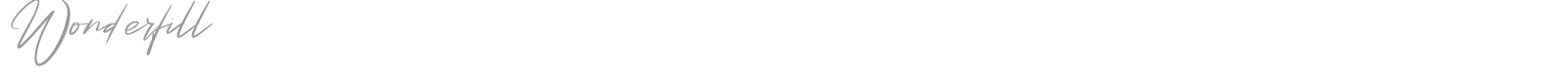 Wonderfill font preview