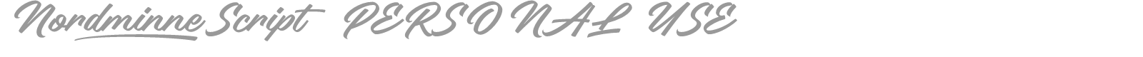 Nordminne Script font preview