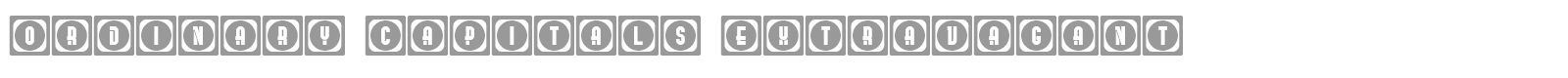 Ordinary Capitals font preview