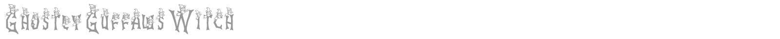 Ghostly Guffaws font preview