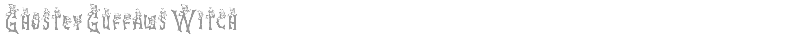 Ghostly Guffaws font preview