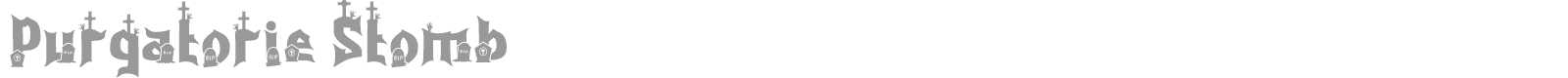 Purgatorie font preview