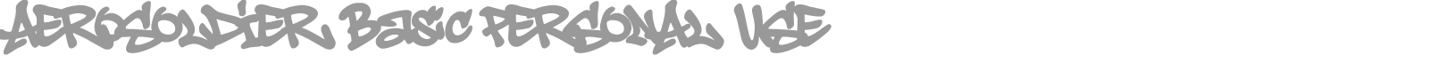 Aerosoldier font preview