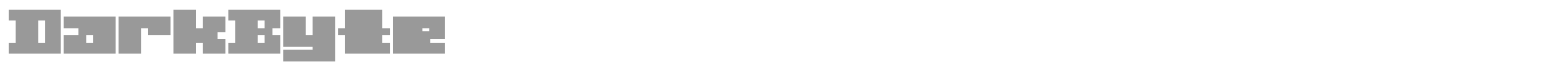 DarkByte font preview