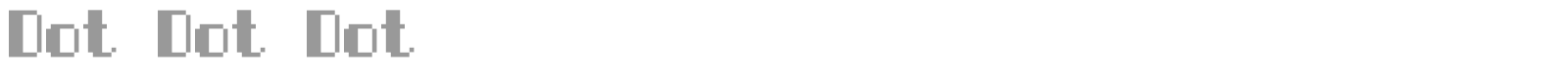 Dot Dot Dot font preview