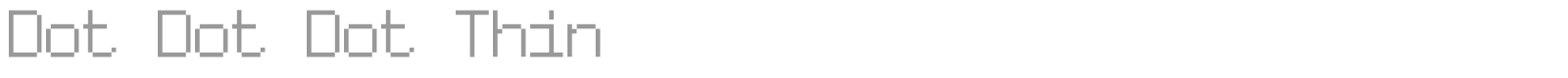 Dot Dot Dot font preview
