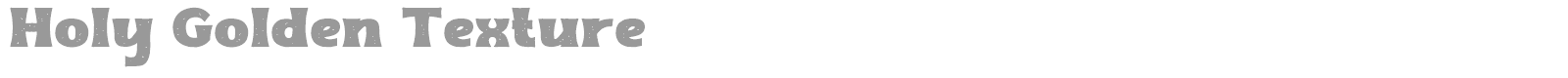 Holy Golden font preview