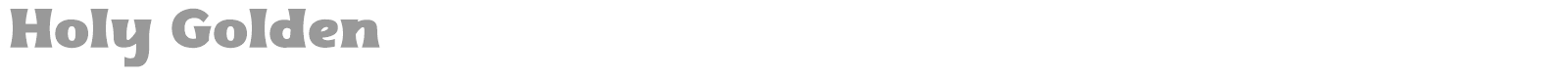 Holy Golden font preview