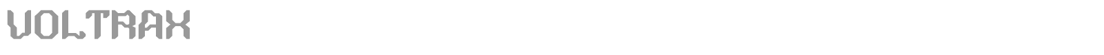 Voltrax font preview