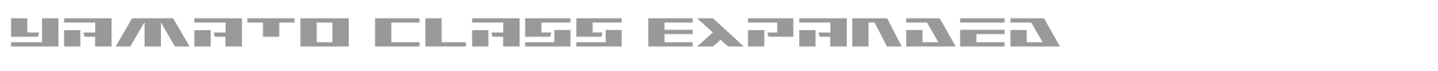 Yamato Class font preview