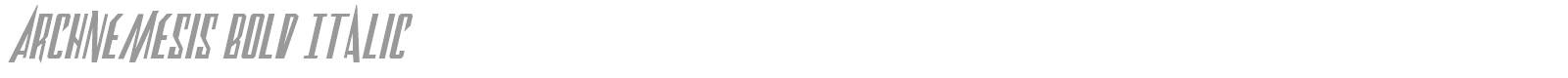 Archnemesis font preview