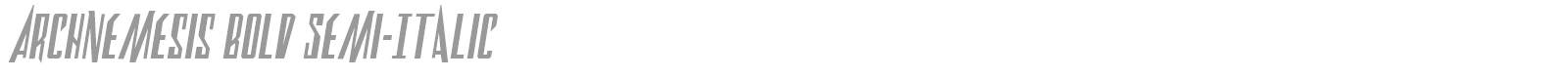 Archnemesis font preview