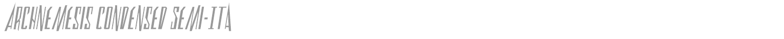 Archnemesis font preview