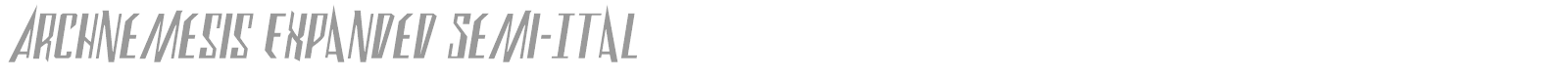 Archnemesis font preview