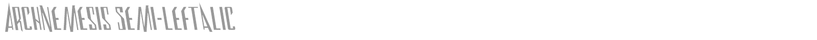 Archnemesis font preview