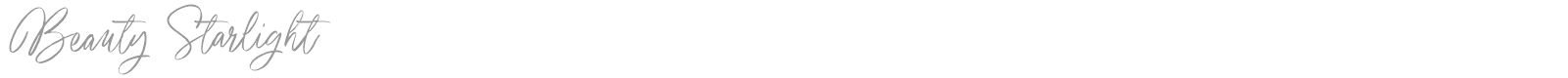 Beauty Starlight font preview