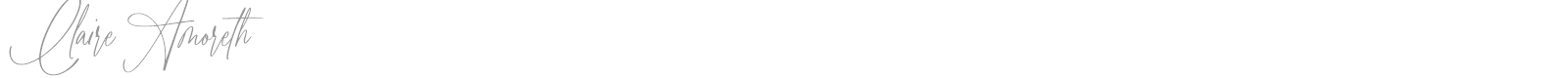 Claire Amoreth font preview