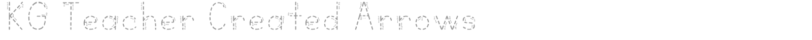 KG Teacher Created font preview