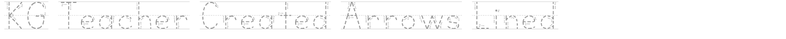 KG Teacher Created font preview