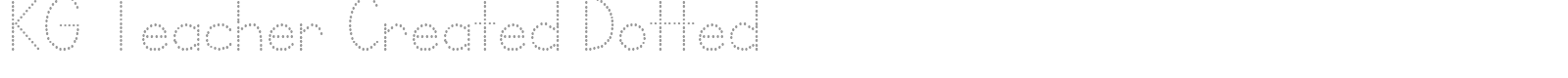 KG Teacher Created font preview