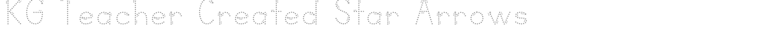 KG Teacher Created font preview