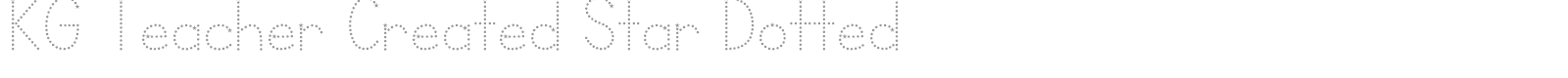 KG Teacher Created font preview