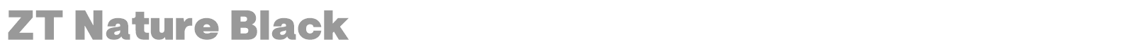 ZT Nature font preview