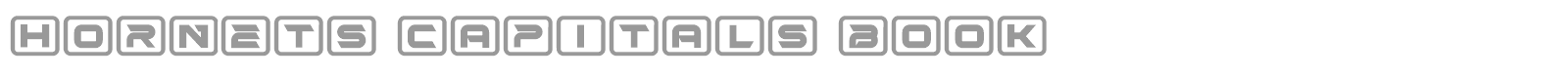Hornets Capitals font preview