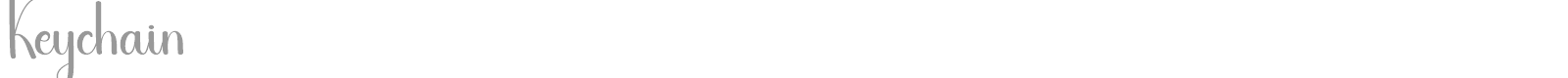 Keychain font preview