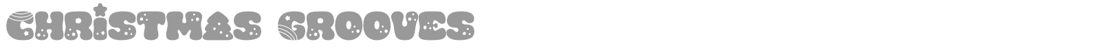 Christmas Grooves font preview