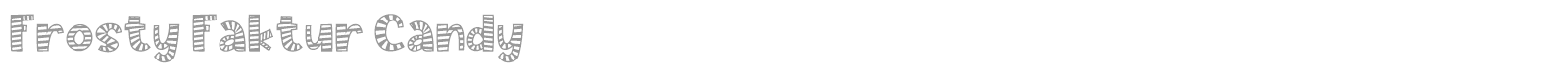 Frosty Faktur font preview