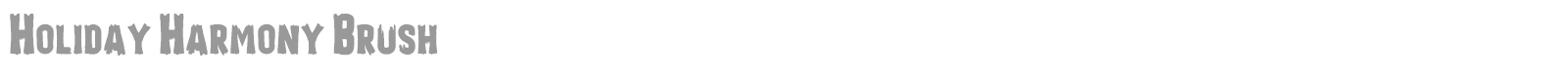 Holiday Harmony font preview