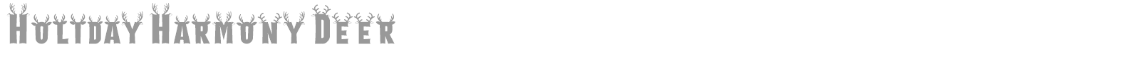 Holiday Harmony font preview
