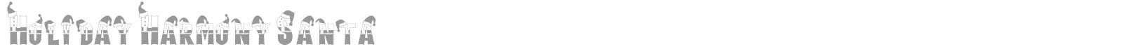 Holiday Harmony font preview
