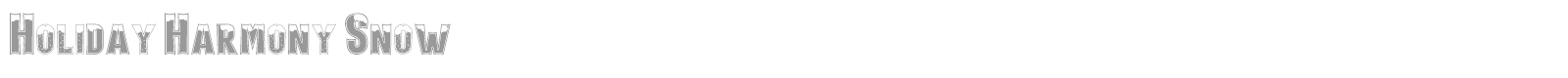 Font Holiday Harmony
