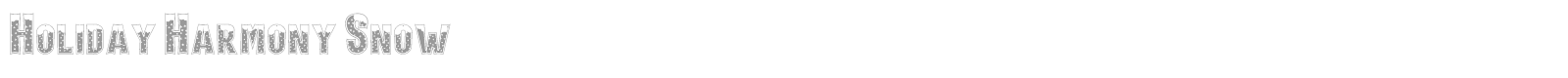 Holiday Harmony font preview