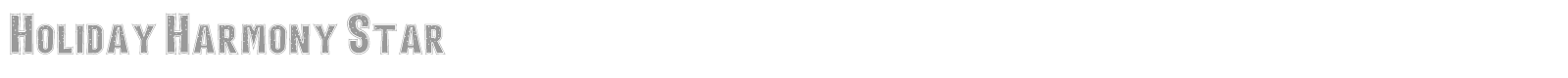 Holiday Harmony font preview