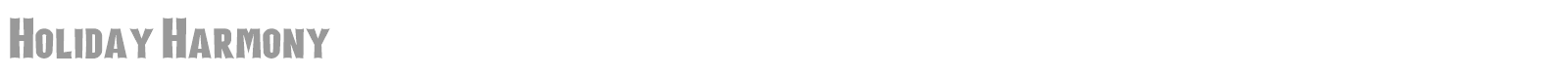 Holiday Harmony font preview