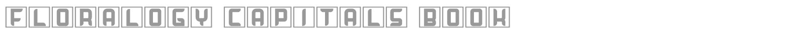 Floralogy Capitals font preview