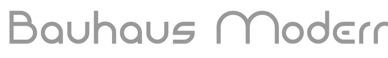 Bauhaus Modern