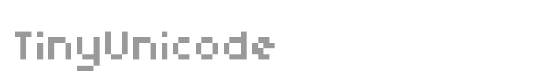 Tiny Unicode