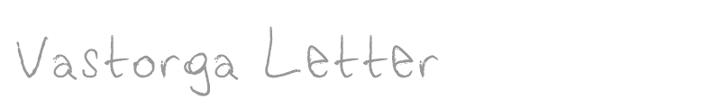 Vastorga Letter
