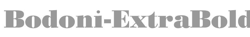Bodoni-ExtraBold