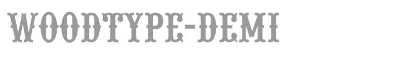 WoodType-Demi