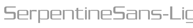 SerpentineSans-Light