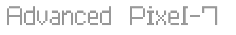 Advanced Pixel-7
