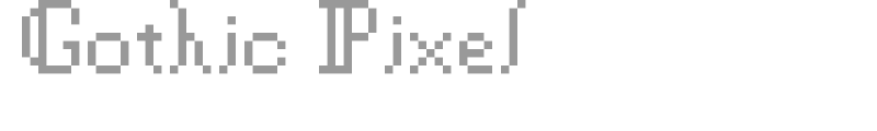 Gothic Pixel