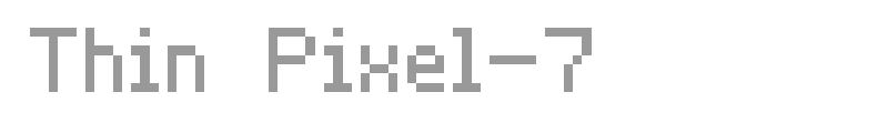 Thin Pixe-l7