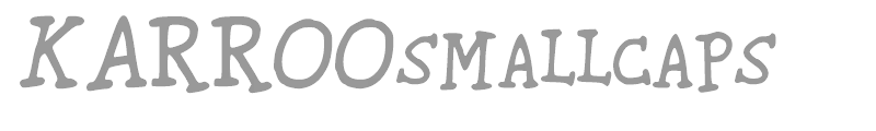 KARROOsmallcaps