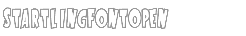 StartlingFontOpen